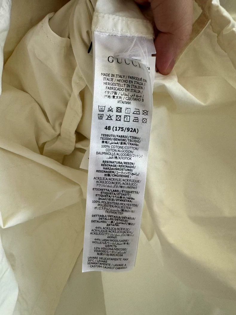 Gucci Gucci White Half-Zip Windbreaker Jacket-yf Size US M / EU 48-50 / 2 - 4 Thumbnail