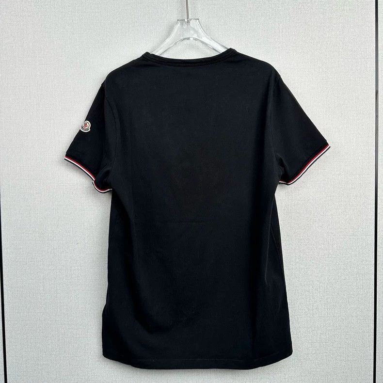 Moncler Moncler Black Short Sleeve T-Shirt-yf Size US L / EU 52-54 / 3 - 2 Thumbnail