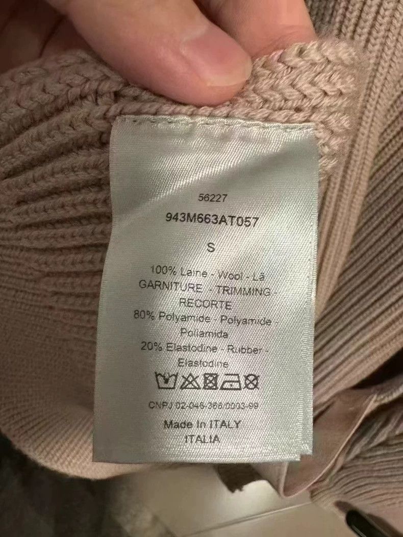 Dior Dior Light Pink Ribbed Sweater-yf Size US S / EU 44-46 / 1 - 4 Thumbnail