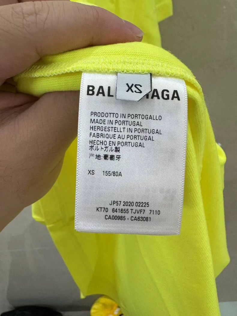 Balenciaga Balenciaga Fluorescent Coke Short Sleeve Tee-yf Size US XS / EU 42 / 0 - 4 Thumbnail