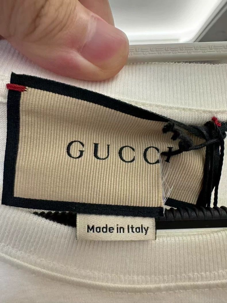 Gucci Gucci Double G Logo Short Sleeve T-Shirt-yf Size US M / EU 48-50 / 2 - 3 Thumbnail