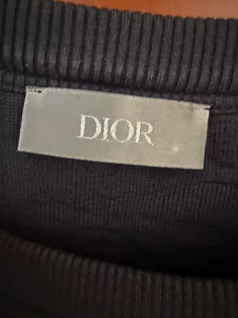 Dior Dior Black Blue Towel Short Sleeve T-shirt-yf Size US XL / EU 56 / 4 - 3 Thumbnail