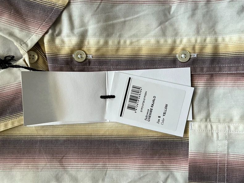 Isabel Marant Isabel Marant Men's Striped Cotton Shirt-yf Size US S / EU 44-46 / 1 - 5 Thumbnail