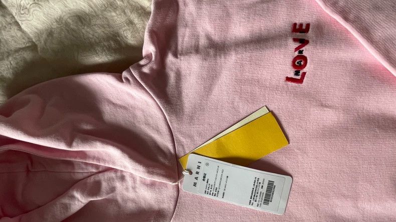 Marni Marni Pink Embroidered Men's Hoodie-yf Size US M / EU 48-50 / 2 - 3 Thumbnail