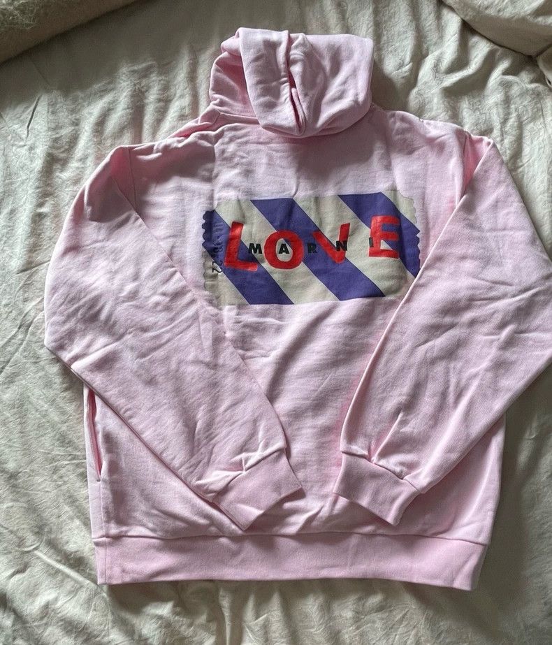 Marni Marni Pink Embroidered Men's Hoodie-yf Size US M / EU 48-50 / 2 - 2 Thumbnail