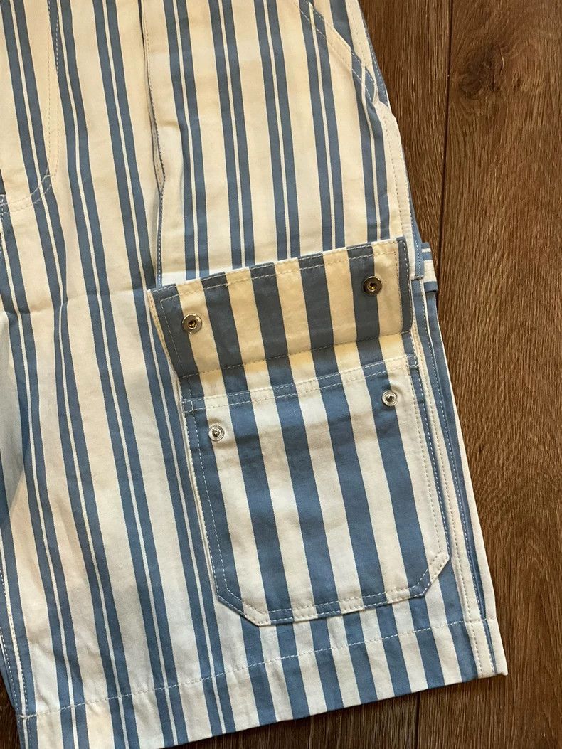 Vintage Maison Kitsuné Men's Striped Cargo Shorts-yf Size US 42 / EU 58 - 4 Thumbnail