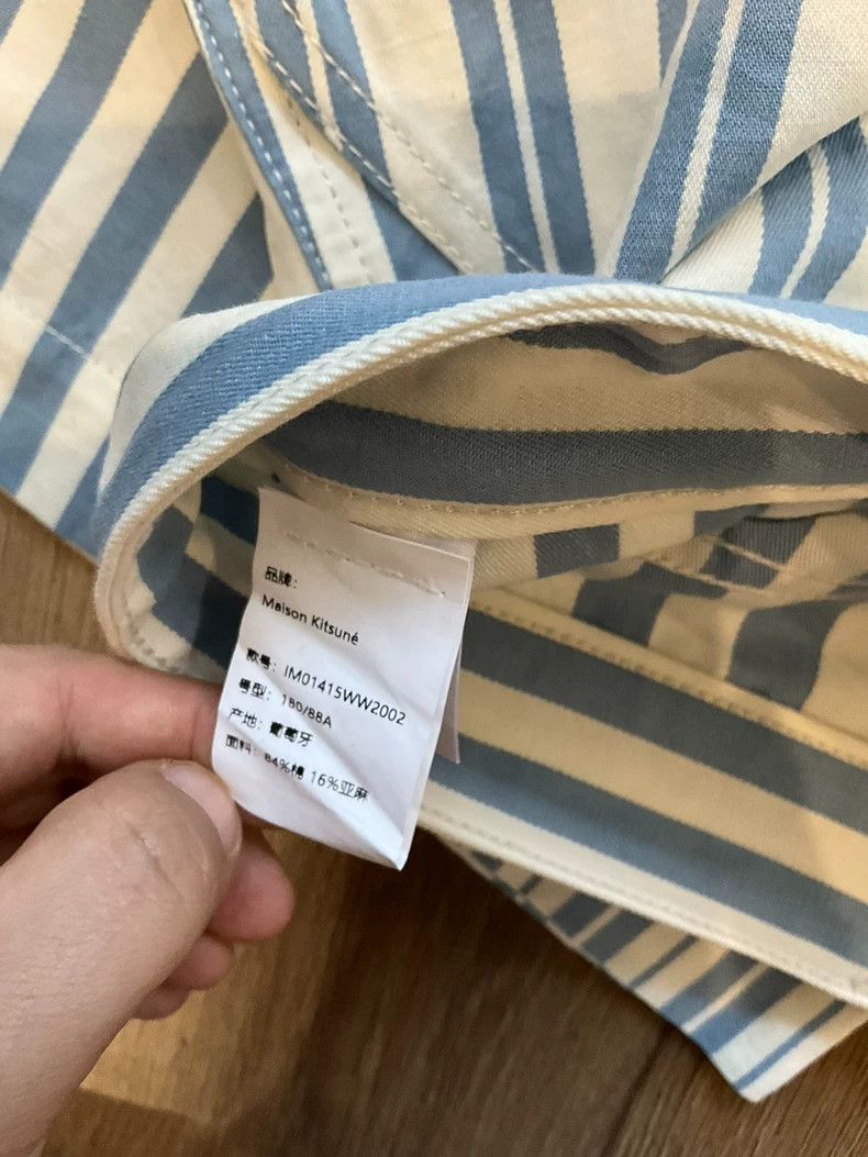 Vintage Maison Kitsuné Men's Striped Cargo Shorts-yf Size US 42 / EU 58 - 6 Thumbnail