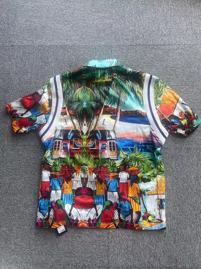 Just Cavalli JUST DON Men's Printed Short Sleeve Shirt-yf Size US M / EU 48-50 / 2 - 2 Thumbnail
