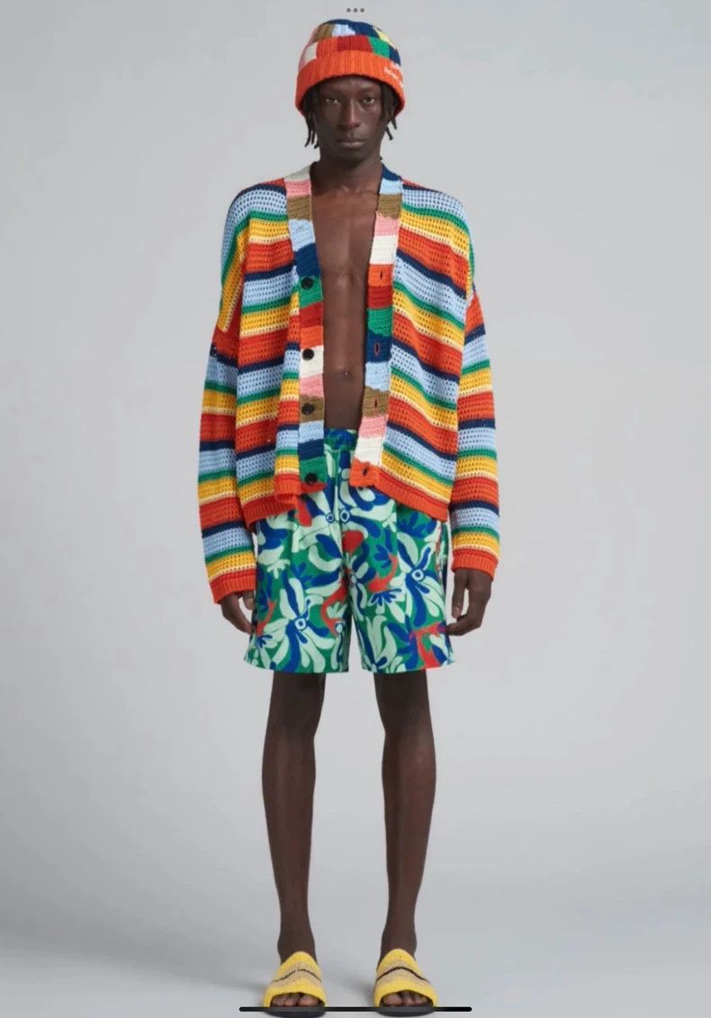 Marni Marni x No Vacancy Inn Men's Swim Shorts-yf Size US 34 / EU 50 - 7 Thumbnail