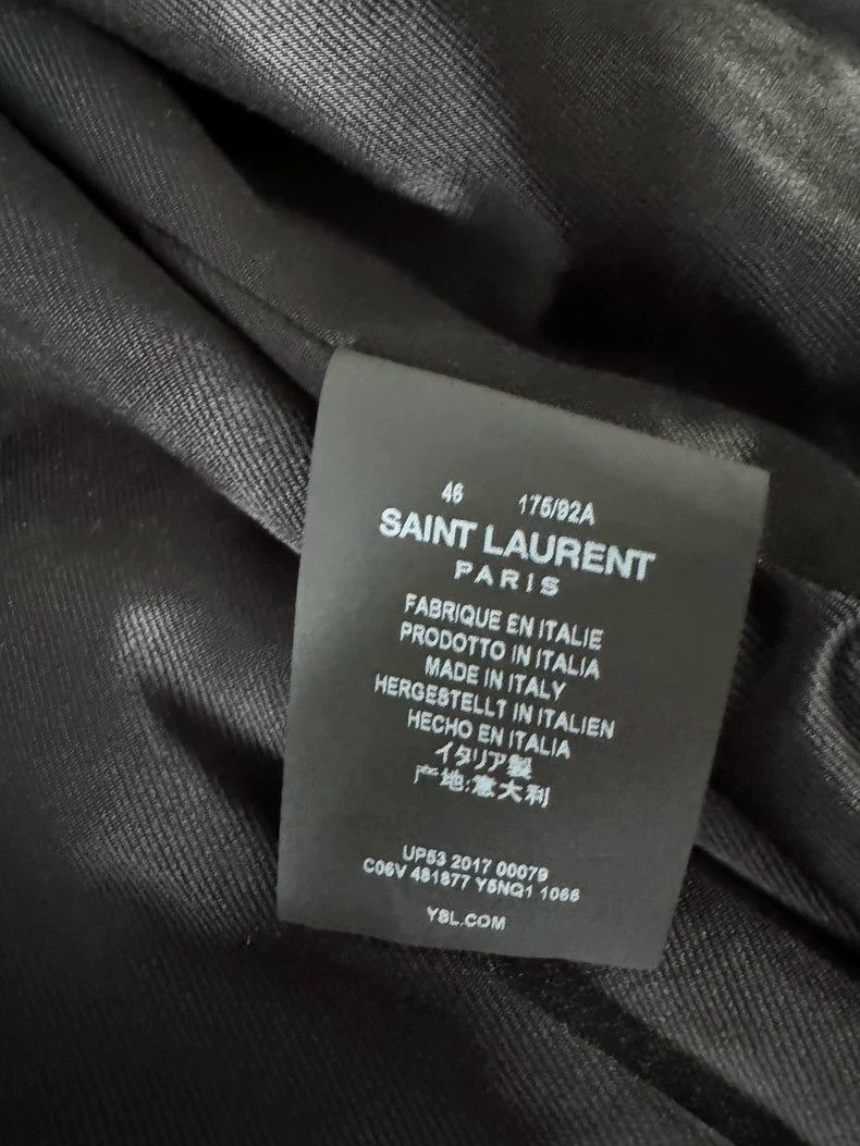 Saint Laurent Paris Saint Laurent 17AW Flame Leather Jacket-yf Size US M / EU 48-50 / 2 - 3 Thumbnail