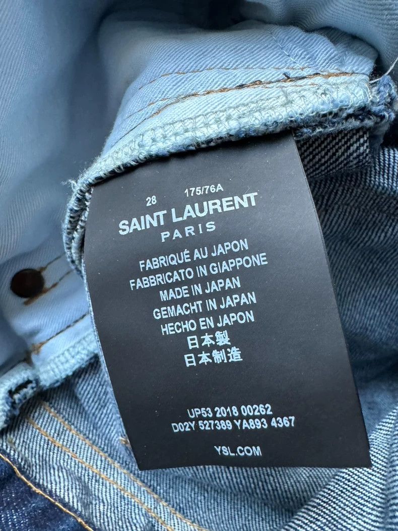 Saint Laurent Paris Saint Laurent 18AW Washed Denim Jeans-yf Size US 28 / EU 44 - 5 Thumbnail