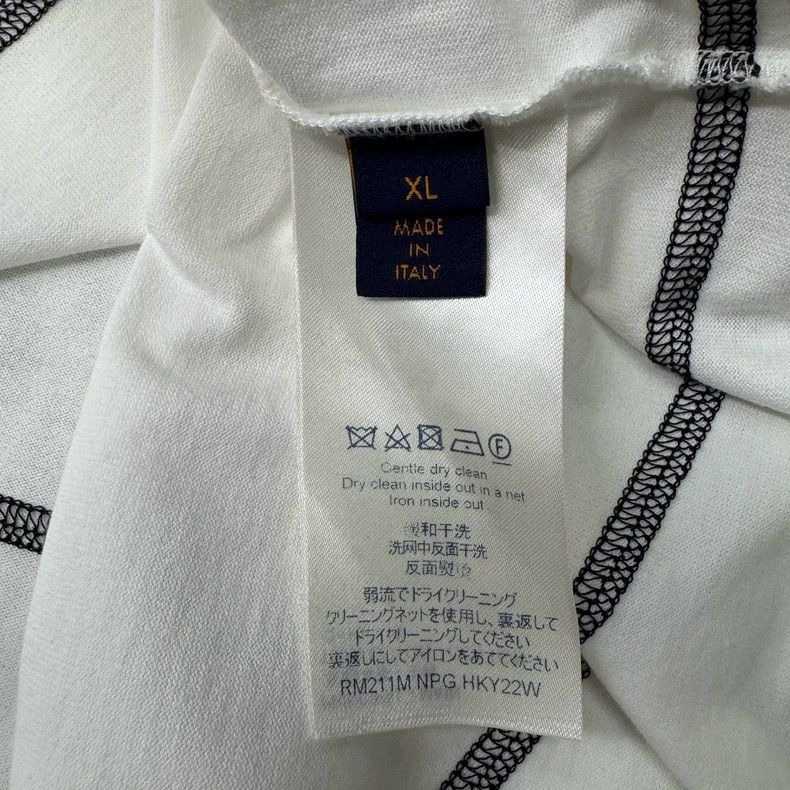 Louis Vuitton LV x NBA White Basketball Short Sleeve Tee-yf Size US XL / EU 56 / 4 - 3 Thumbnail