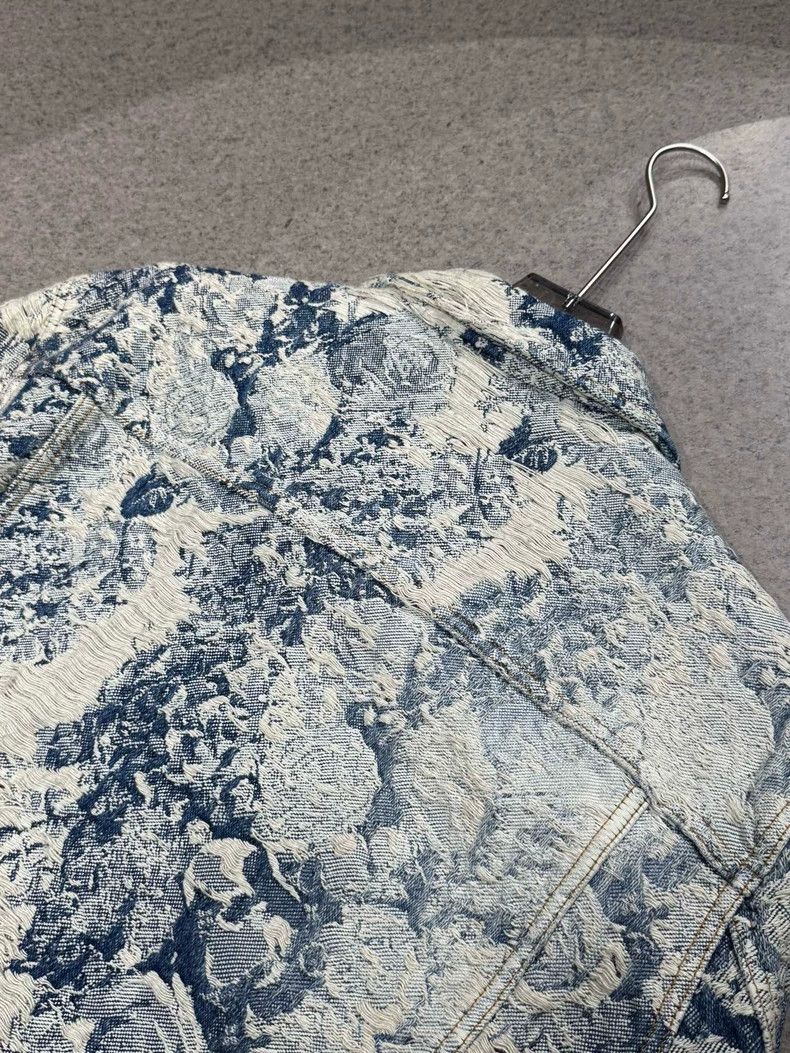 Louis Vuitton Louis Vuitton Floral Denim Jacket-yf Size US XL / EU 56 / 4 - 7 Thumbnail