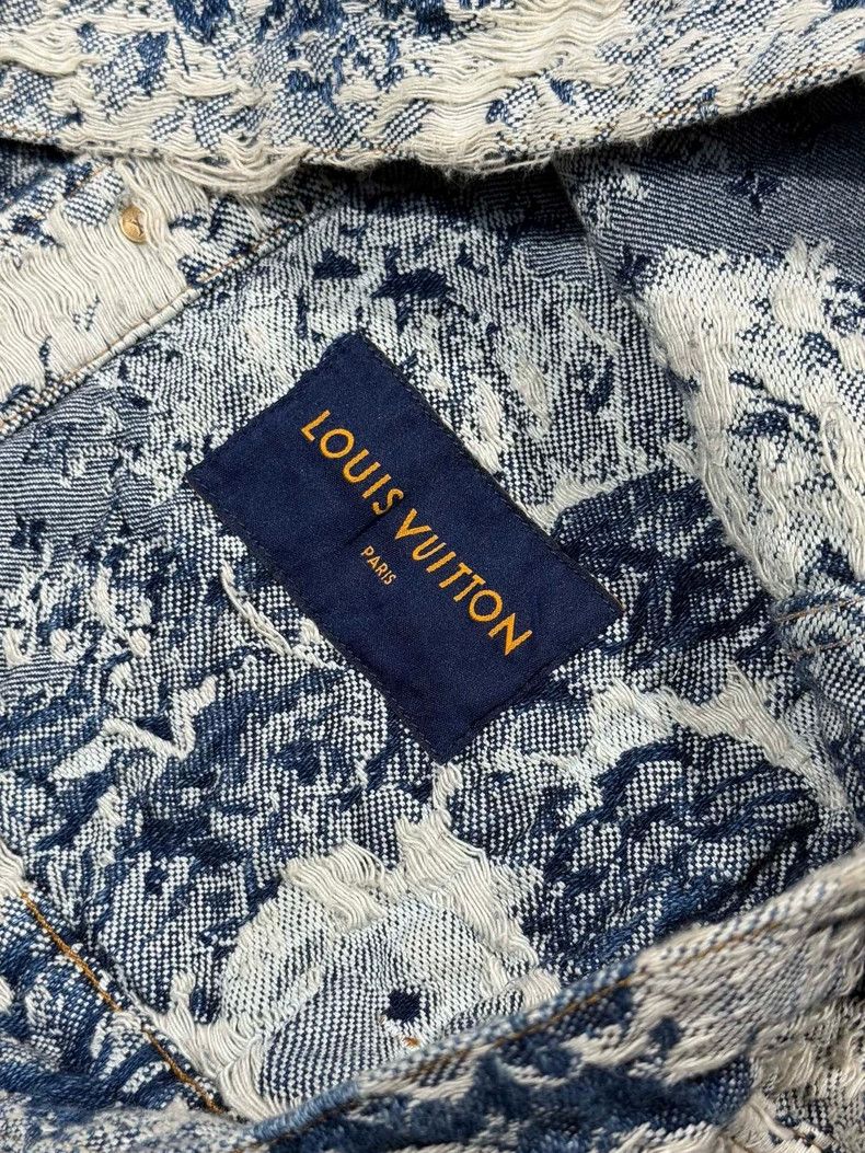 Louis Vuitton Louis Vuitton Floral Denim Jacket-yf Size US XL / EU 56 / 4 - 8 Thumbnail