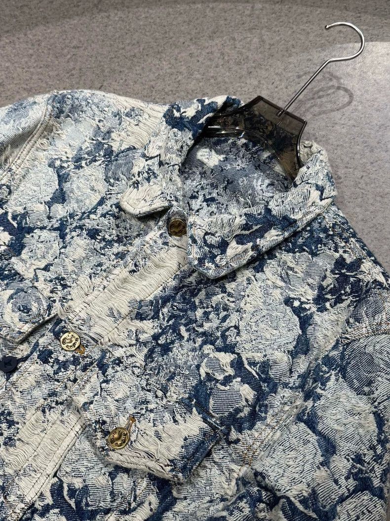 Louis Vuitton Louis Vuitton Floral Denim Jacket-yf Size US XL / EU 56 / 4 - 2 Thumbnail