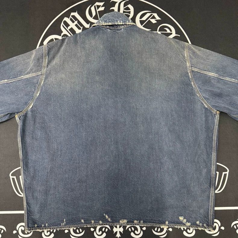 Balenciaga Balenciaga Zip Denim Jacket-yf Size US XS / EU 42 / 0 - 3 Thumbnail
