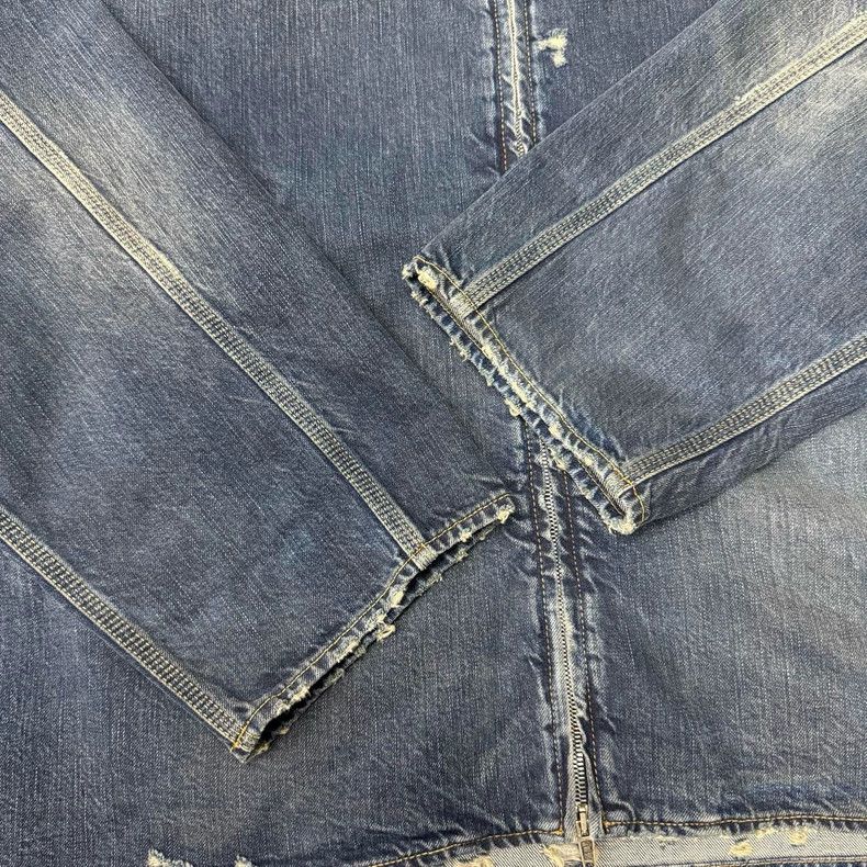 Balenciaga Balenciaga Zip Denim Jacket-yf Size US XS / EU 42 / 0 - 2 Thumbnail