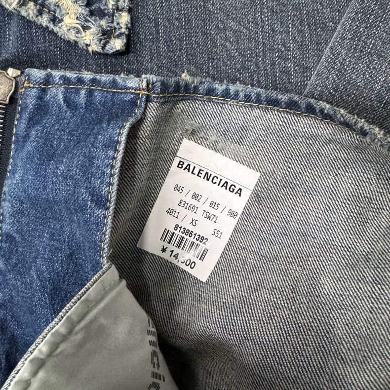 Balenciaga Balenciaga Zip Denim Jacket-yf Size US XS / EU 42 / 0 - 5 Thumbnail