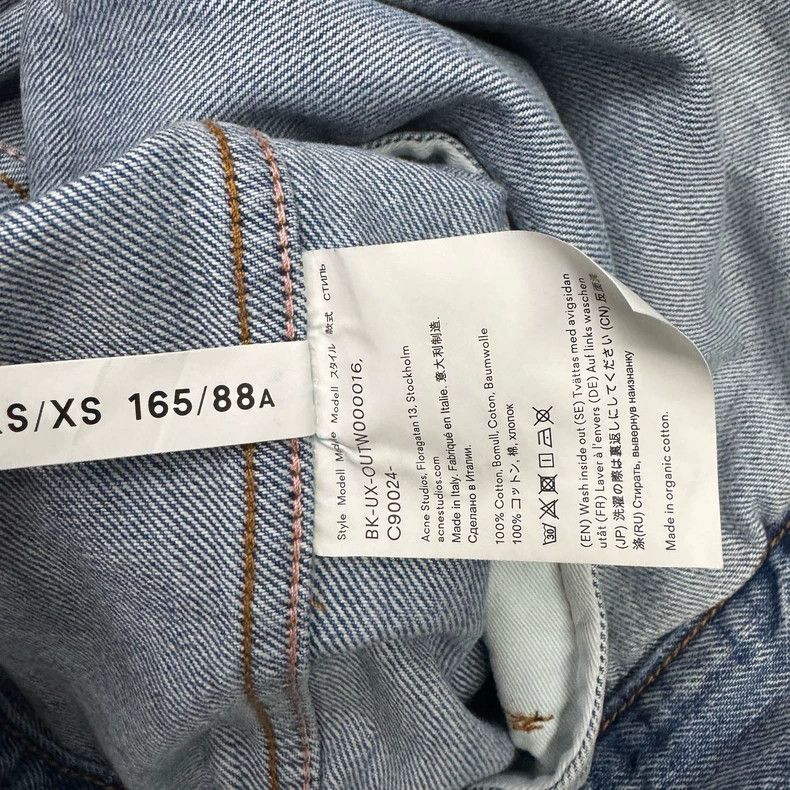 Acne Studios Acne Studios Washed Denim Jacket-yf Size US XS / EU 42 / 0 - 4 Thumbnail