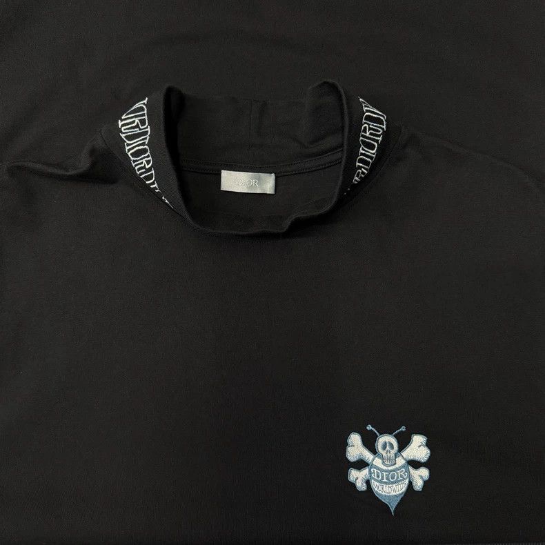 Dior Dior Bee High Neck Short Sleeve Tee-yf Size US XXL / EU 58 / 5 - 3 Thumbnail