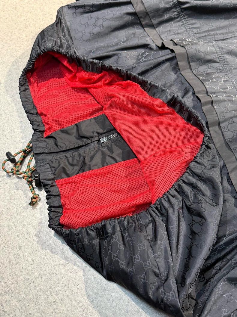 Gucci Gucci Black Printed Windbreaker Jacket-yf Size US XL / EU 56 / 4 - 7 Thumbnail