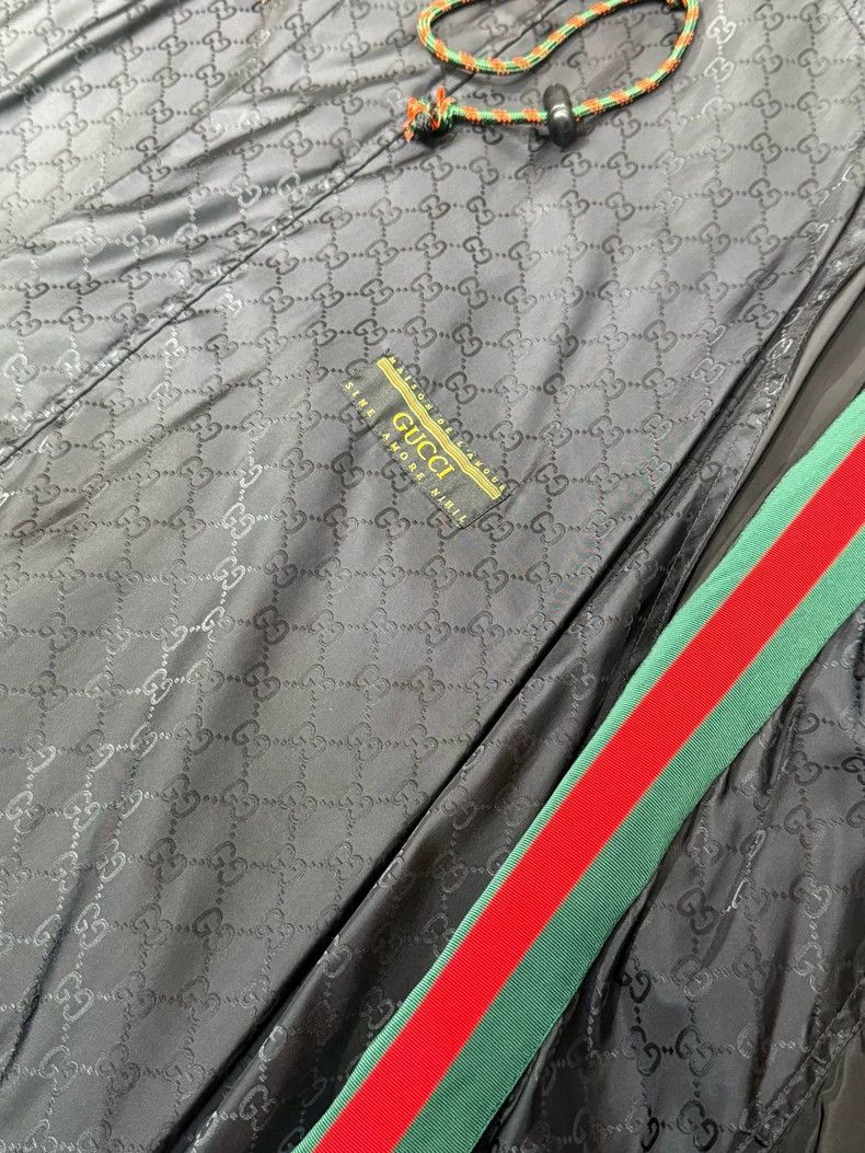 Gucci Gucci Black Printed Windbreaker Jacket-yf Size US XL / EU 56 / 4 - 3 Thumbnail