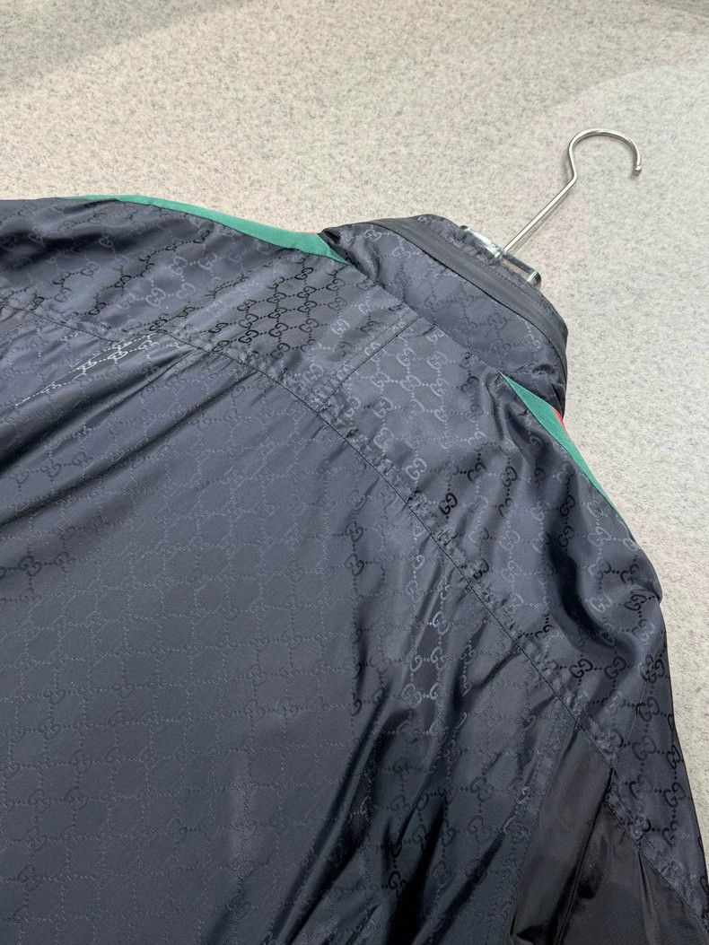 Gucci Gucci Black Printed Windbreaker Jacket-yf Size US XL / EU 56 / 4 - 6 Thumbnail