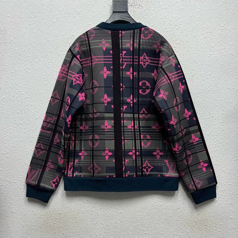 Louis Vuitton Louis Vuitton Purple Monogram Space Cotton Sweatshirt-yf Size US L / EU 52-54 / 3 - 2 Thumbnail