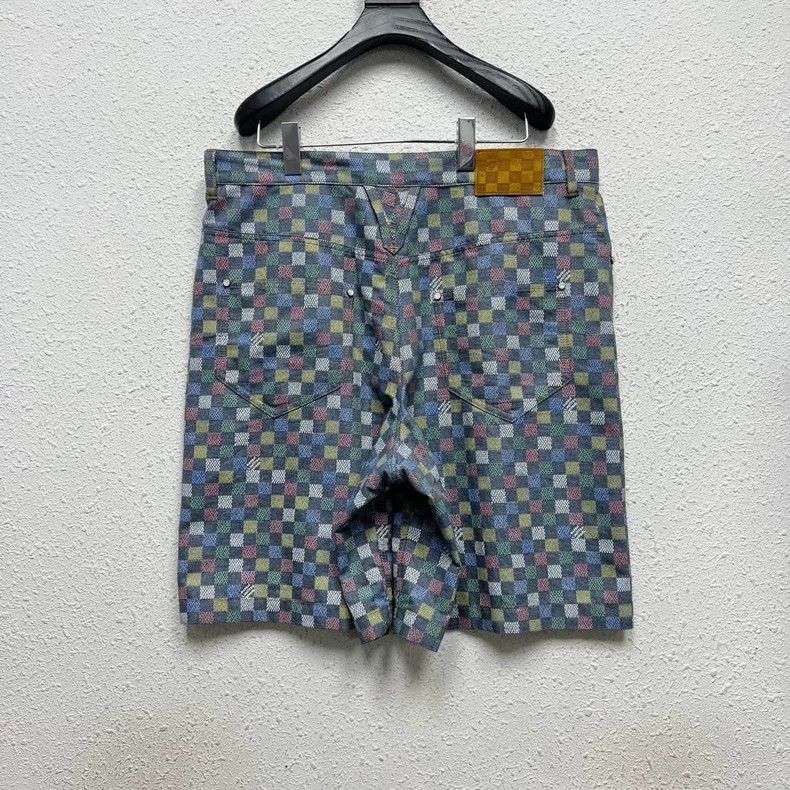 Louis Vuitton Louis Vuitton Damier Colorful Checkerboard Casual Shorts-yf Size US 36 / EU 52 - 2 Thumbnail