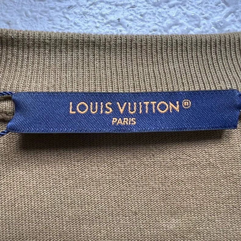 Louis Vuitton Louis Vuitton Rope Knot Embroidered Logo Tee-yf Size US XXL / EU 58 / 5 - 3 Thumbnail