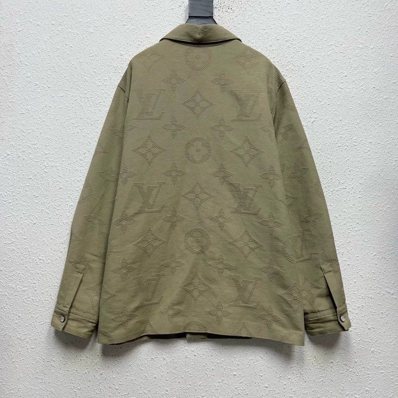 Louis Vuitton Louis Vuitton Monogram Pearl Button Jacket-yf Size US L / EU 52-54 / 3 - 2 Thumbnail