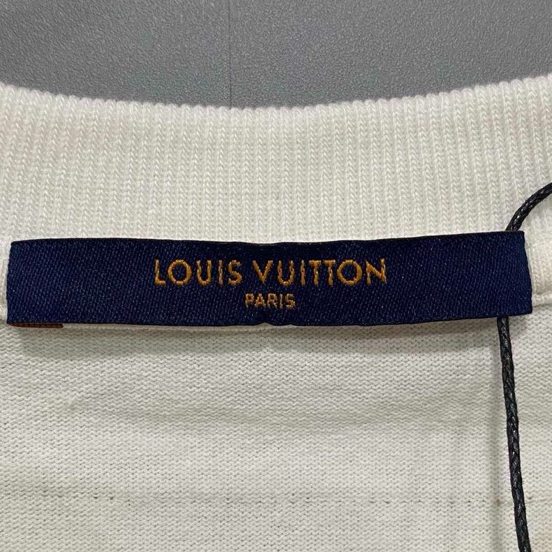Louis Vuitton Louis Vuitton Flocked Bullet Screen Logo Short Sleeve-yf Size US S / EU 44-46 / 1 - 5 Thumbnail