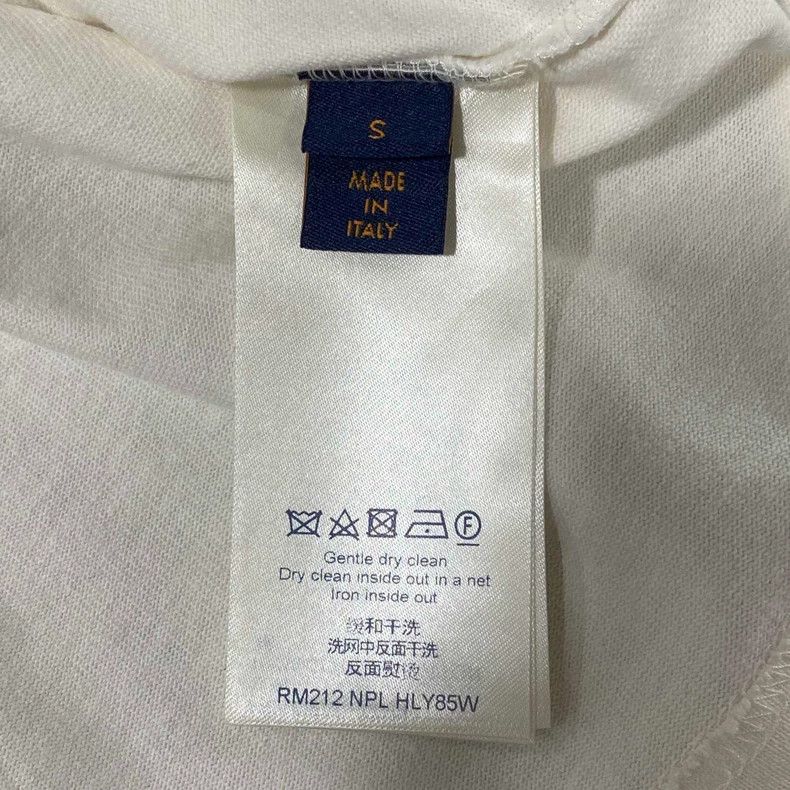Louis Vuitton Louis Vuitton Flocked Bullet Screen Logo Short Sleeve-yf Size US S / EU 44-46 / 1 - 6 Thumbnail