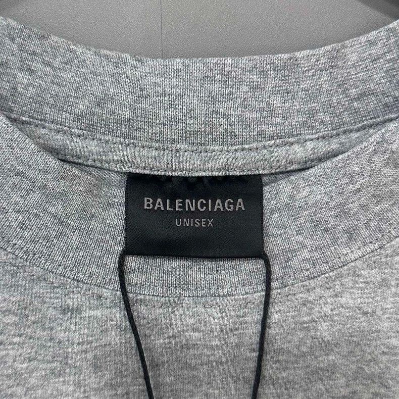 Balenciaga Balenciaga Gray I Love Paris T-Shirt-yf Size US M / EU 48-50 / 2 - 5 Thumbnail