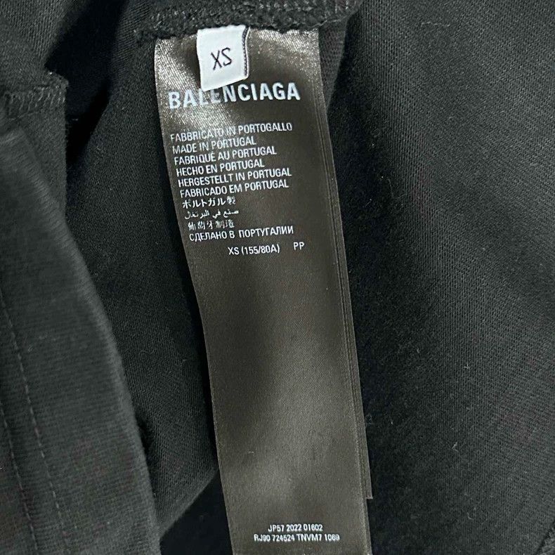 Balenciaga Balenciaga Washed Short Sleeve T-shirt-yf Size US XS / EU 42 / 0 - 5 Thumbnail