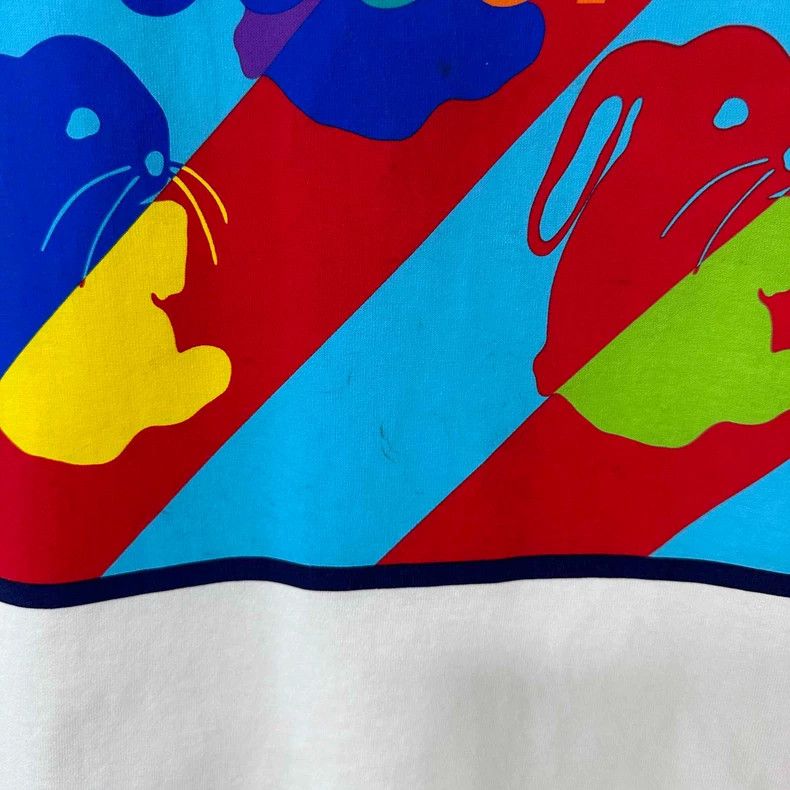 Gucci Gucci Rabbit Print Short Sleeve T-Shirt-yf Size US M / EU 48-50 / 2 - 4 Thumbnail