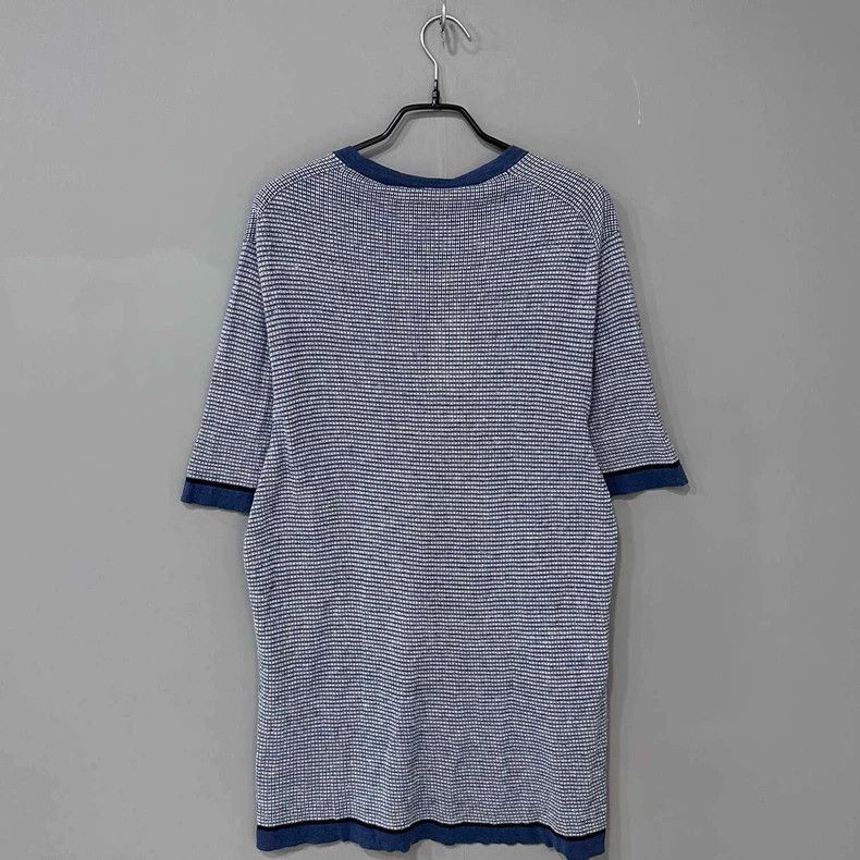 Hermes HERMES H Print Knit Short Sleeve Top-yf Size US L / EU 52-54 / 3 - 3 Thumbnail