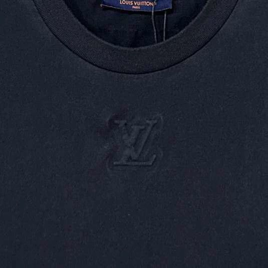 Louis Vuitton Louis Vuitton Black Logo Short Sleeve T-shirt-yf Size US L / EU 52-54 / 3 - 4 Thumbnail