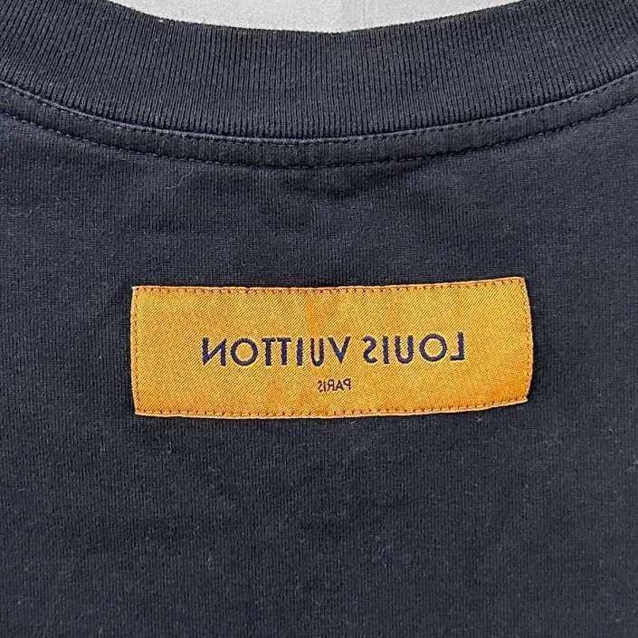Louis Vuitton Louis Vuitton Black Logo Short Sleeve T-shirt-yf Size US L / EU 52-54 / 3 - 6 Thumbnail
