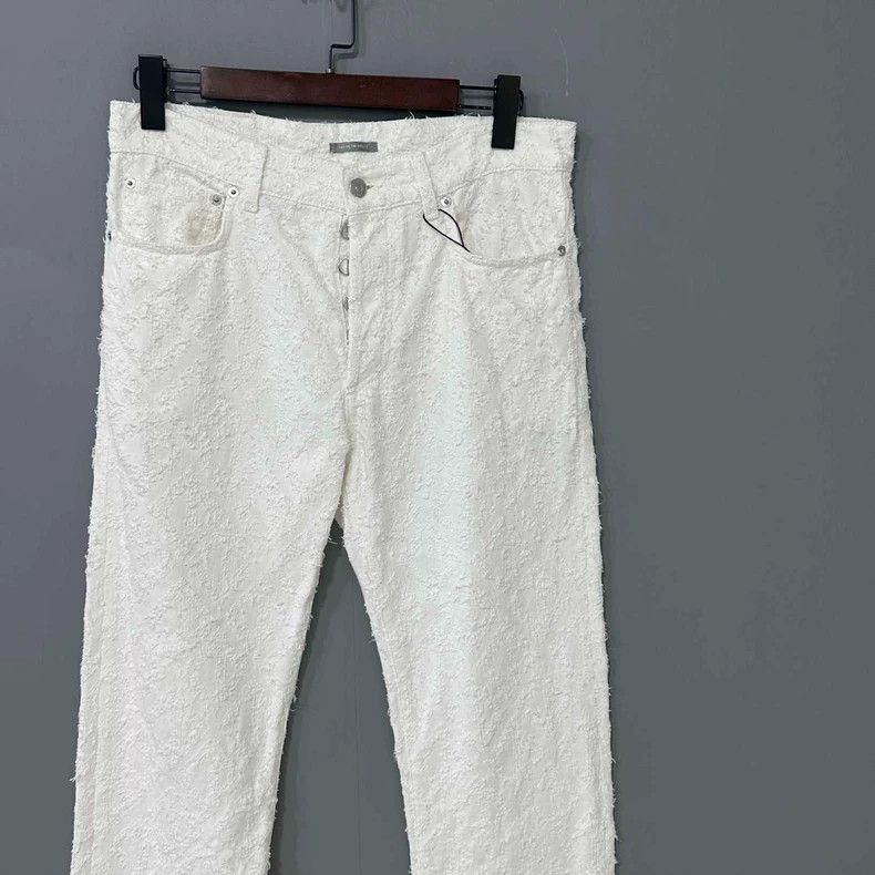 Dior Dior Distressed White Denim Jeans-yf Size US 31 - 2 Thumbnail