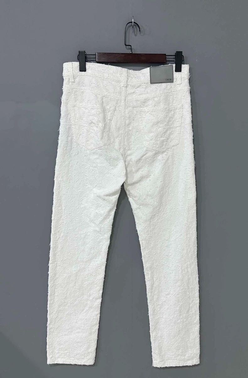 Dior Dior Distressed White Denim Jeans-yf Size US 31 - 3 Thumbnail