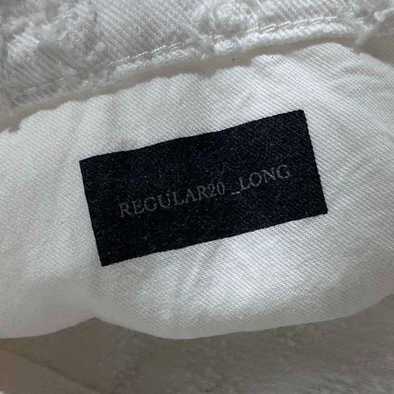 Dior Dior Distressed White Denim Jeans-yf Size US 31 - 4 Thumbnail