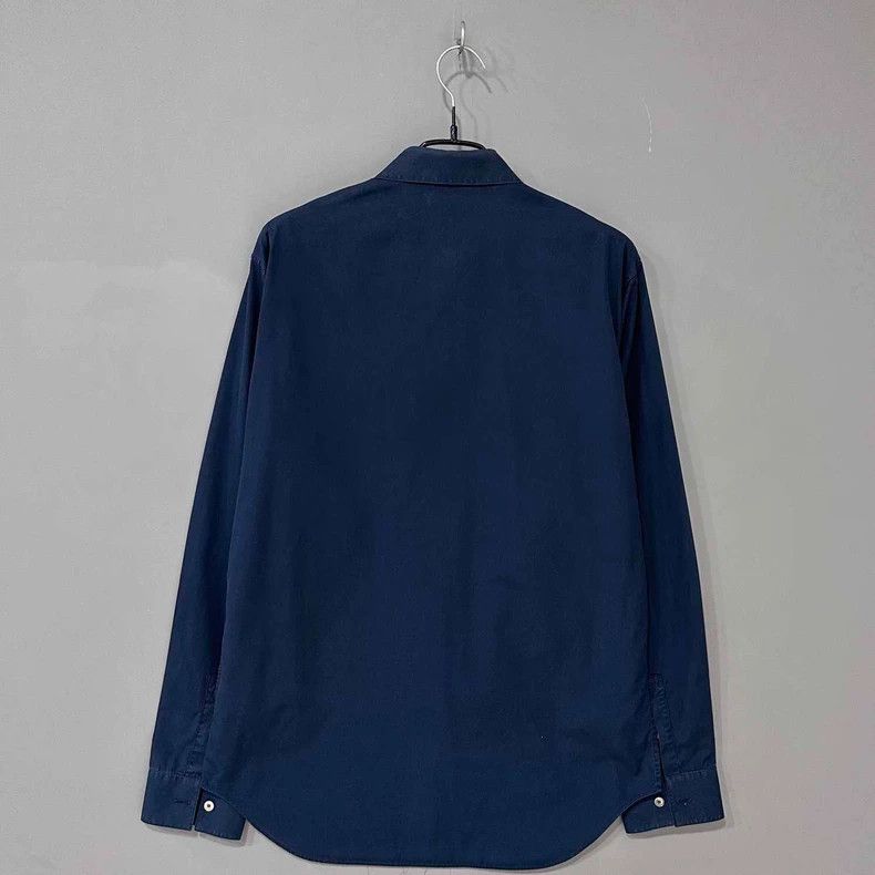 Dior Dior Blue Embroidered Logo Shirt-yf Size US M / EU 48-50 / 2 - 3 Thumbnail