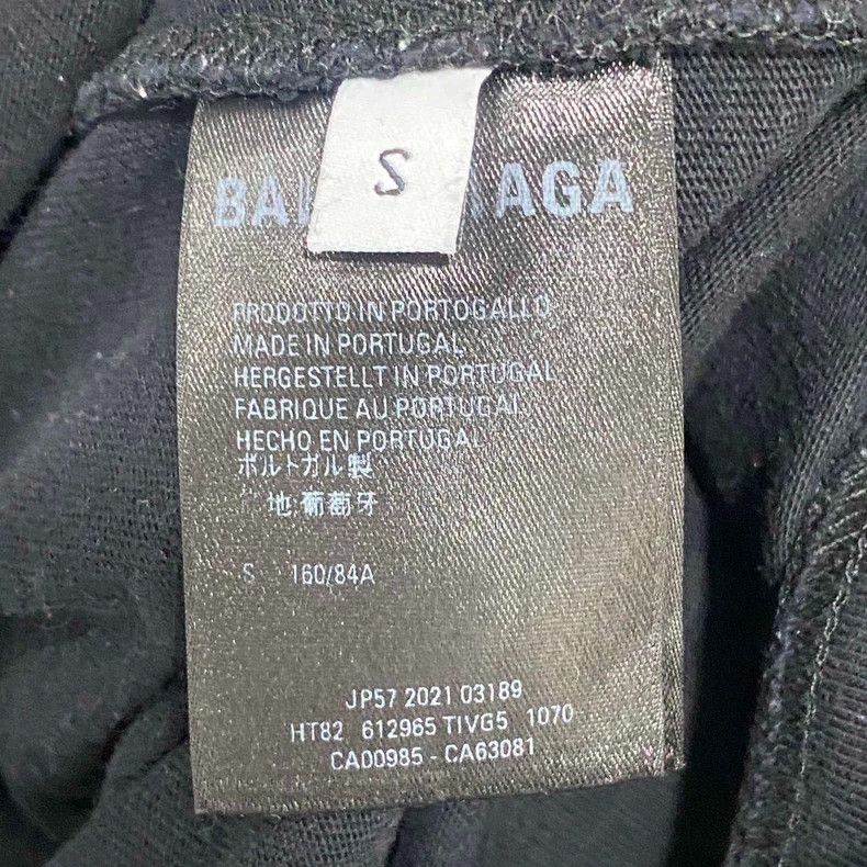Balenciaga Balenciaga Black Logo Short Sleeve T-Shirt-yf Size US S / EU 44-46 / 1 - 6 Thumbnail