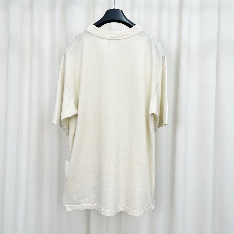 Balenciaga Balenciaga Embroidered Hem Letter Short Sleeve-yf Size US XS / EU 42 / 0 - 2 Thumbnail