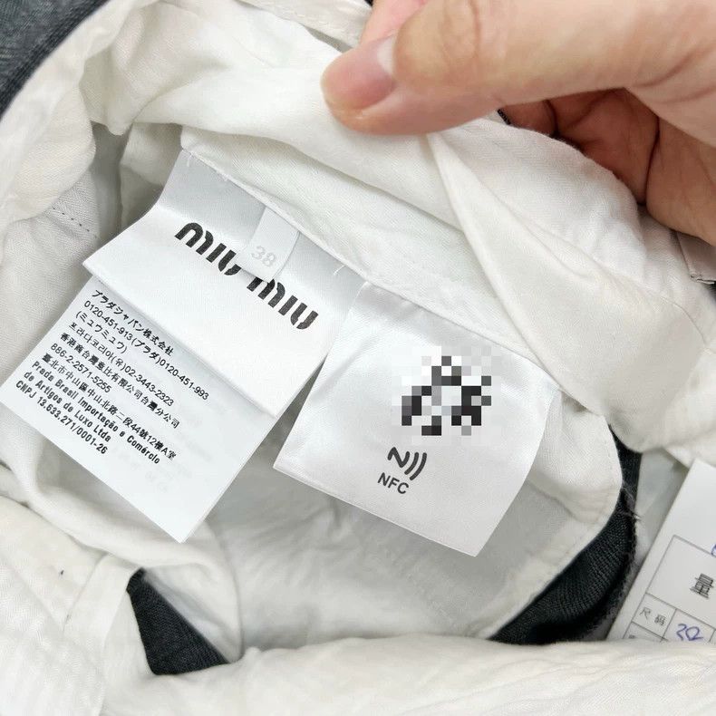Miu Miu Miu Miu Embroidered Letter Casual Trousers-yf Size US 38 / EU 54 - 7 Thumbnail