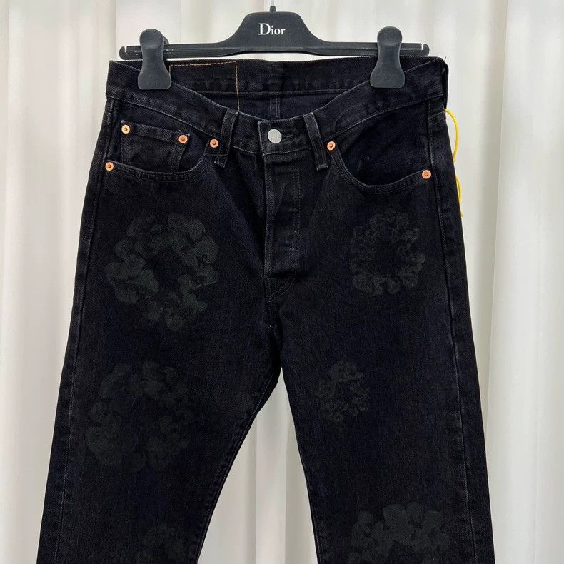 Levi's Levi's Denim Tears Collaborative Cotton Flower Print Jeans-yf Size US 30 / EU 46 - 3 Thumbnail
