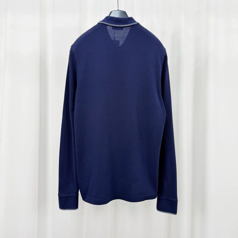 Moncler Moncler Embroidered Logo Long Sleeve Polo-yf Size US L / EU 52-54 / 3 - 2 Thumbnail