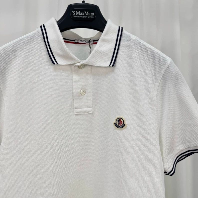 Moncler Moncler Embroidered Logo Polo Shirt-yf Size US S / EU 44-46 / 1 - 3 Thumbnail