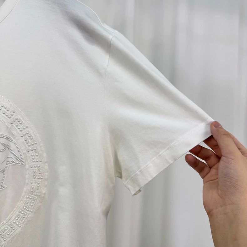Versace Versace Embroidered Medusa Short Sleeve Tee-yf Size US L / EU 52-54 / 3 - 4 Thumbnail